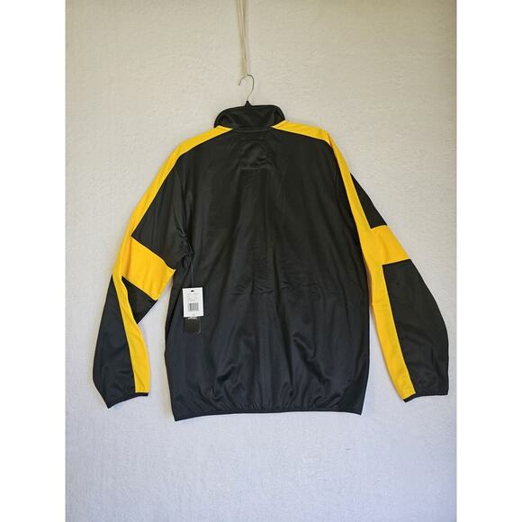 NFL Team Apparel‎ Pittsburgh Steelers Warm Up Jacket Mens Sz L Black Full Zip - Picture 13 of 16